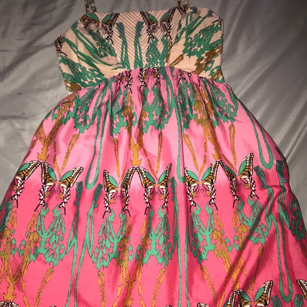 Pink silk dress 👗